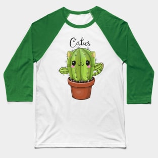 Cute Kawaii Cacti Baseball T-Shirt